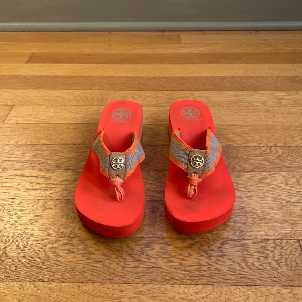 Tory Burch Platform Flip Flops